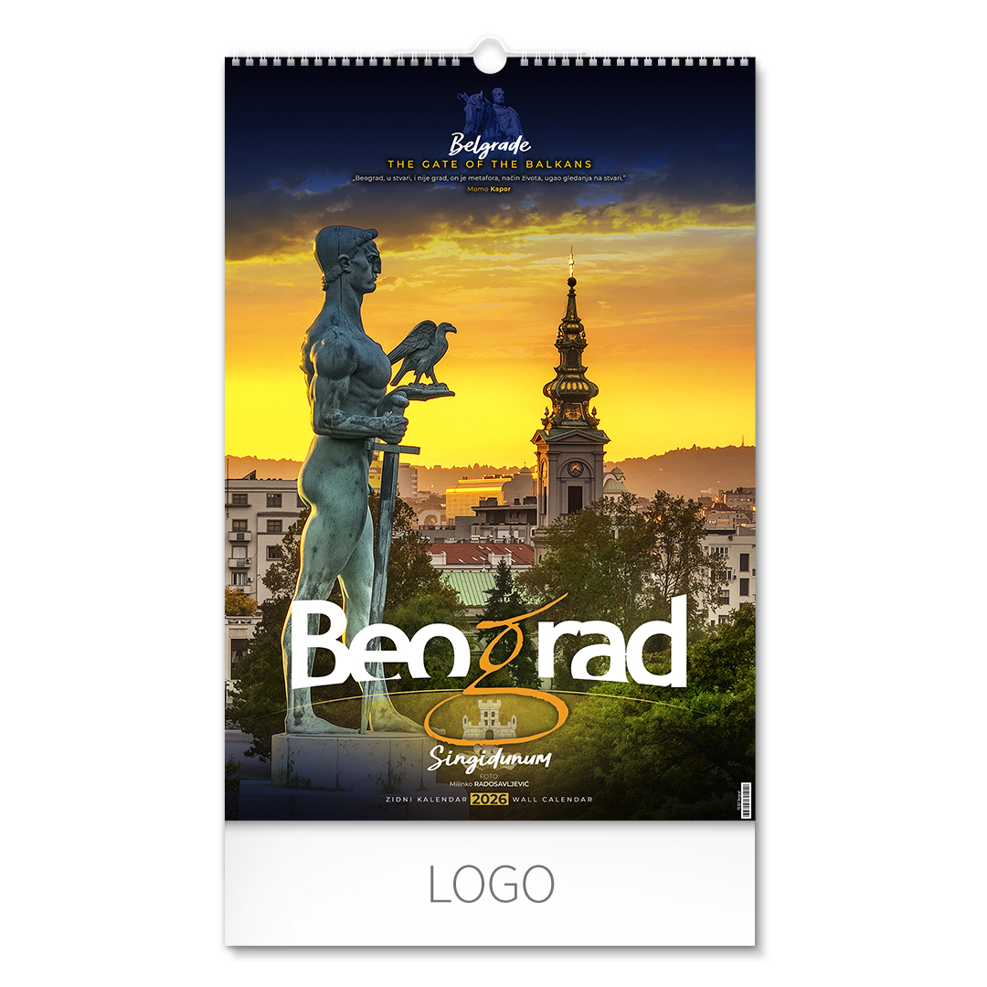 Zidni kalendar: 13 listova, mesečni